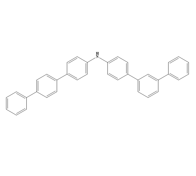 N-[1,1′:4′,1′′-三联苯]-4-基[1,1′:3′,1′′-三联苯]-4-胺
