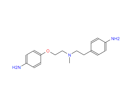 N-甲基-N-(4-氨基苯氧乙基)-4-氨基苯乙胺；115256-13-8