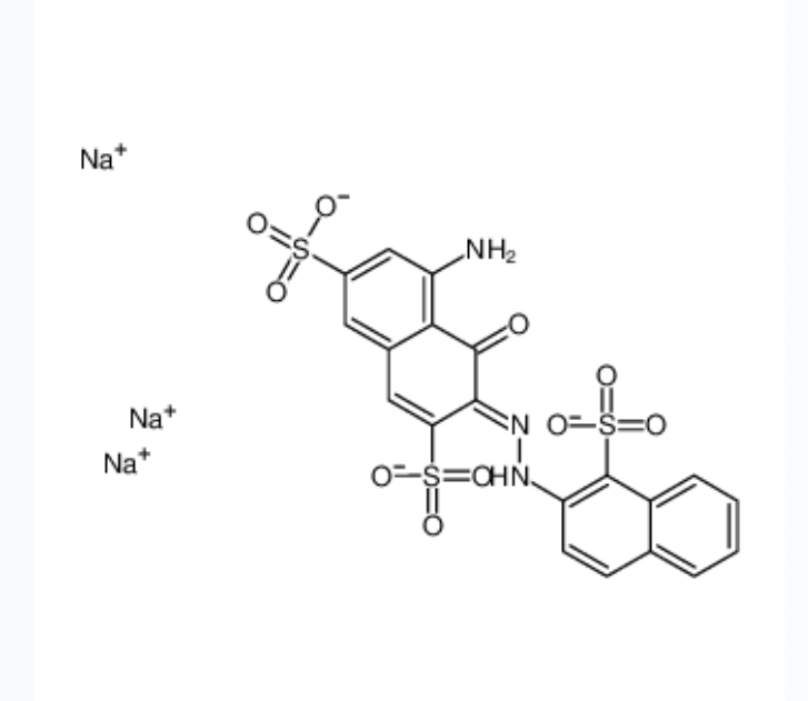 2,7-萘二磺酸-5-氨基-4-羟基-3-[(1-磺基-2-萘基)偶氮]三钠盐	