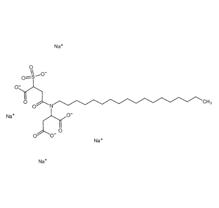 N-(3-羧基-3-磺基丙酰基)-N-十八烷基-DL-天冬氨酸四钠盐