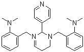 CAS 登录号：500579-04-4, 2,2'-[[二氢-2-(4-吡啶基)-1,3(2H,4H)-嘧啶二基]二(亚甲基)]二[N,N-二甲基苯胺]