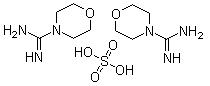 CAS 登录号：17238-55-0, 4-吗啉甲脒硫酸盐