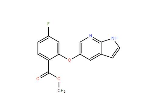 2-((1H-吡咯[2,3-B]吡啶-5-基)氧基)-4-氟苯甲酸甲酯