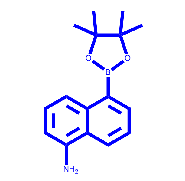5-(4,4,5,5-四甲基-1,3,2-二氧杂硼烷-2-基)萘-1-胺