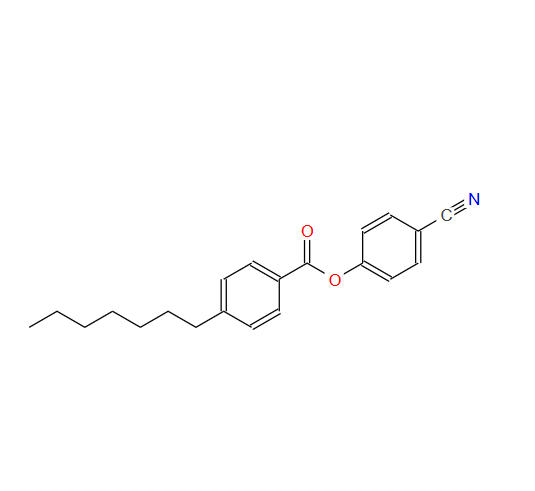 4-庚基苯甲酸-4-氰基苯基酯