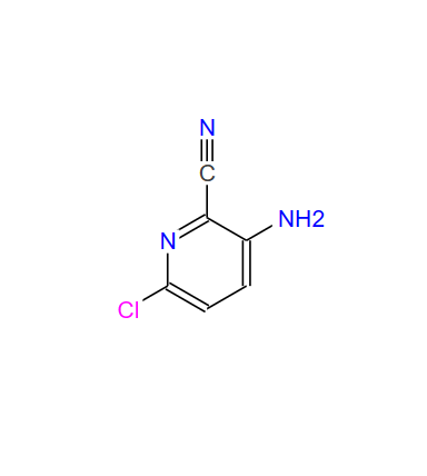 3-氨基-6-氯密啶-2-腈基