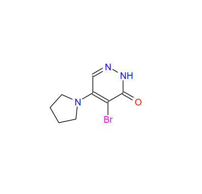 4-溴-5-(1-吡咯烷基)-3(2H)-哒嗪酮