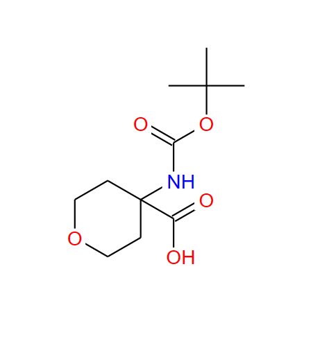 	4-(BOC-氨基)四氢吡喃-4-羧酸