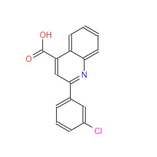2-(3-氯苯基)喹啉-4-羧酸
