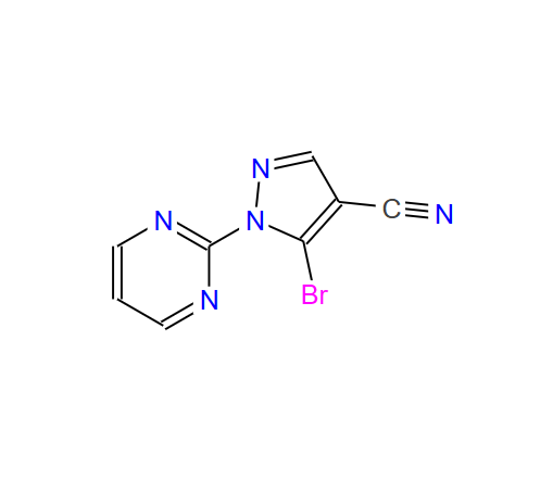 5-溴-1-(2-嘧啶基)-1H-吡唑-4-甲腈