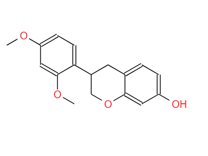 3-(2,4-二甲氧基苯基)-3,4-二氢-2H-1-苯并吡喃-7-醇 71831-00-0