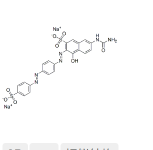 7-[(氨基羰基)氨基]-4-羟基-3-[[4-[(4-磺酸基苯基)偶氮]苯基]偶氮]萘-2-磺酸二钠