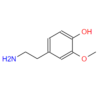 4-(2-氨基乙基)-2-甲氧基苯酚 554-52-9