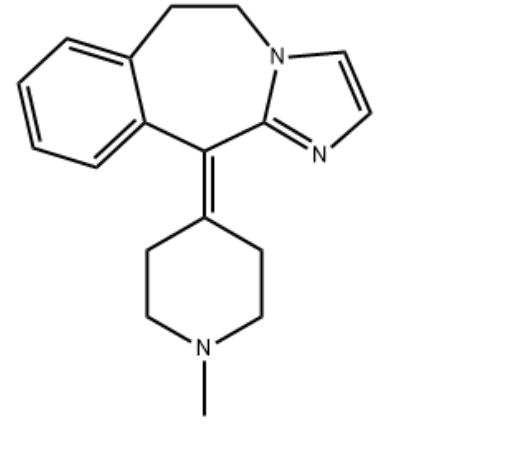 11-(1-甲基哌啶-4-亚基)-6,11-二氢-5H-苯并[d]咪唑并[1,2-a]氮杂卓