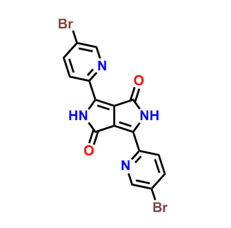 3,6-双(5-溴吡啶-2-基)-2,5-二氢吡咯并[3,4-c]吡咯-1,4-二酮