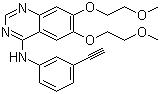 CAS 登录号：183321-74-6, 埃罗替尼, N-(3-乙炔苯基)-[6,7-二(2-甲氧基乙氧基)]喹唑啉-4-胺