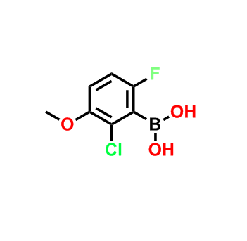 2-氯-3-甲氧基-6-氟苯硼酸  1072945-77-7