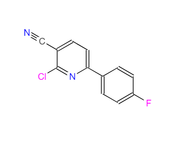 2-氯-6-(4-氟苯基)烟酸腈