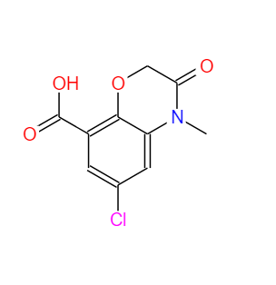 6-氯-4-甲基-3-氧代-3,4-二氢-2H-1,4-苯并噁嗪-8-羧酸 123040-79-9