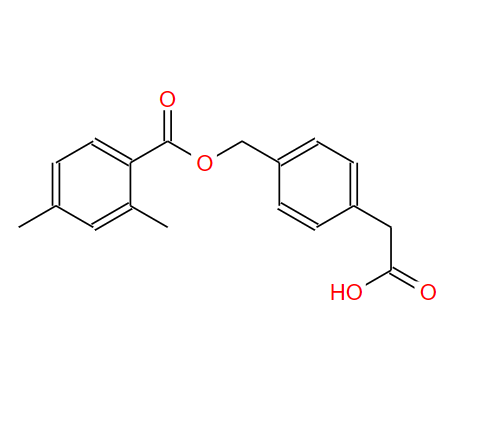 2097334-16-0；2-(4-(((2,4-二甲基苯甲酰基)氧基)甲基)苯基)乙酸