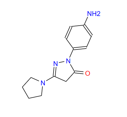 30707-77-8；1-(4-氨基苯基)-3-(1-吡咯烷基)-5-吡唑酮