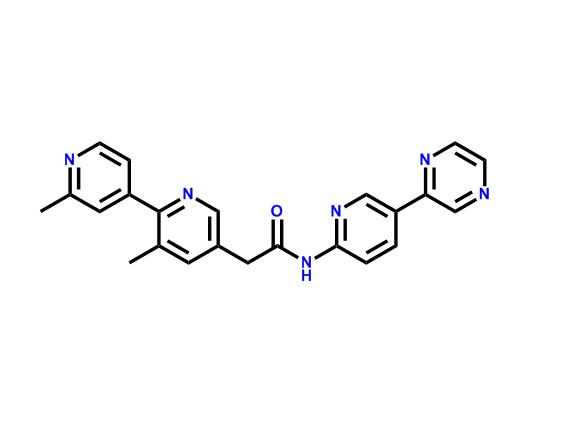 2’,3-二甲基-N-[5-(2-吡嗪基)-2-吡啶基]-[2,4’-联吡啶]-5-乙酰胺1243244-14-5