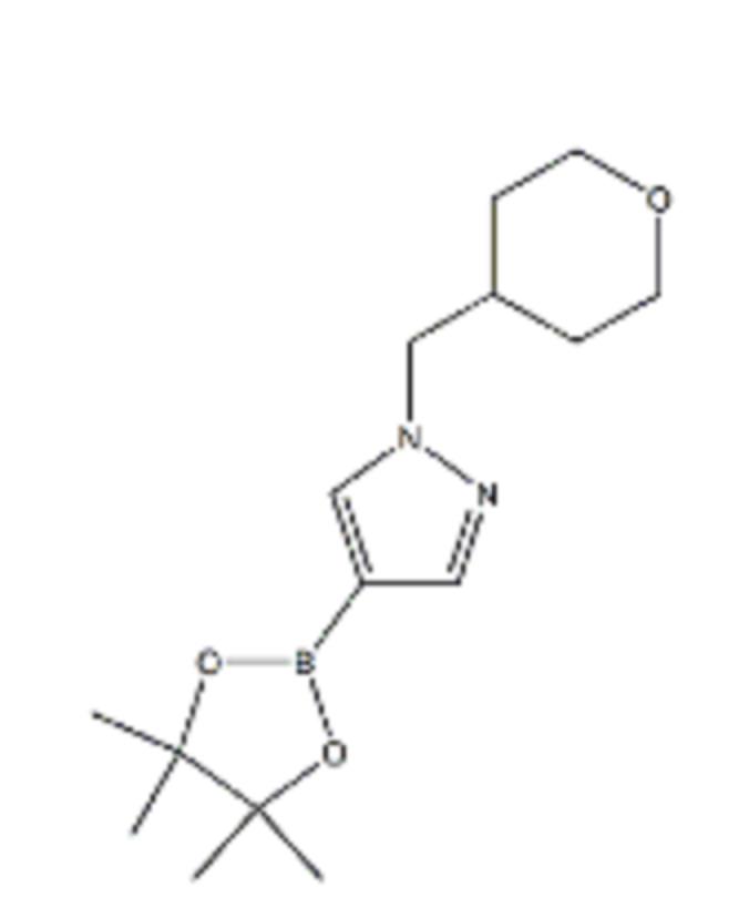 1-[(tetrahydro-2H-pyran-4-yl)methyl]-4-(4,4,5,5-tetramethyl-1,3,2-dioxaborolan-2-yl)-1H-pyrazole