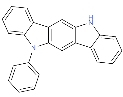 5-苯基-5,11-二氢吲哚并[3,2-B]咔唑，5,11-二氢-5-苯基吲哚并[3,2-b]咔唑，1316311-27-9