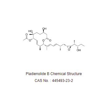 Pladienolide B是从链霉菌分离的大环内酯家族的主要类似物