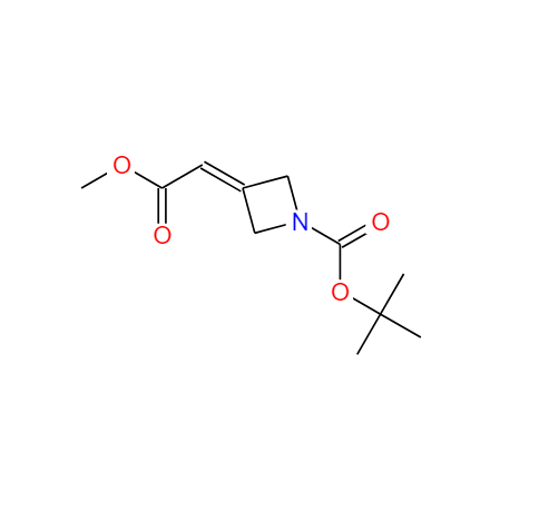 1-BOC-3-甲氧甲酰基亚甲基氮杂环丁烷