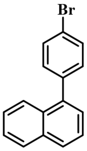 1-(4-溴苯基)萘 ，204530-94-9，99%以上，淡黄色油状液体