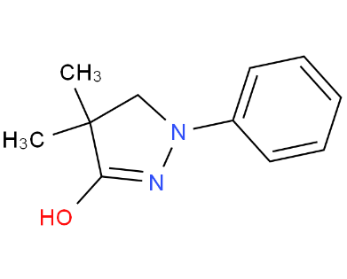4,4-二甲基菲尼酮，4,4-二甲基-1-苯基-3-吡唑烷酮，4,4-二甲基-1-苯-3-吡唑酮，2654-58-2