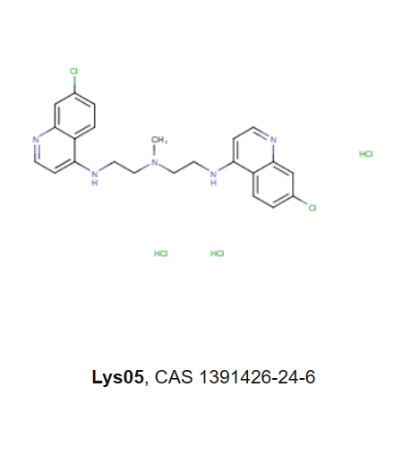 Lys05 是一种有效的水溶性溶酶体自噬抑制剂，具有抗肿瘤活性。