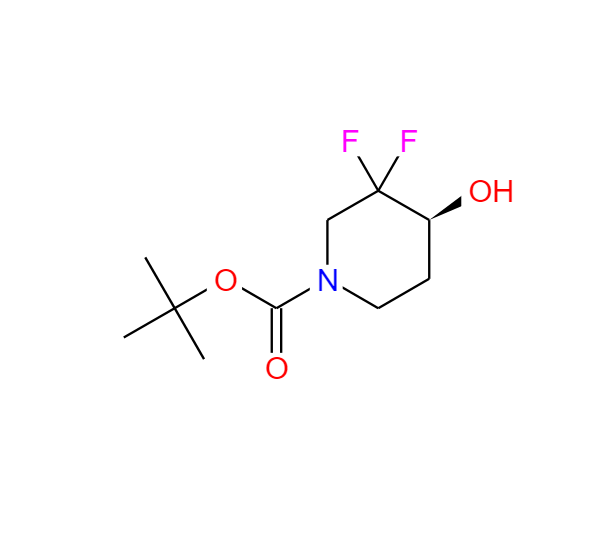 (S)-3，3-二氟-4-羟基哌啶-1-羧酸叔丁酯