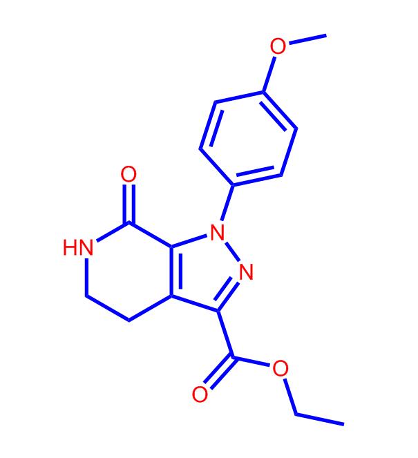 1-(4-甲氧基苯基)-7-氧代-4,5,6,7-四氢-1H-吡唑并[3,4-c]吡啶-3-羧酸乙酯503614-56-0