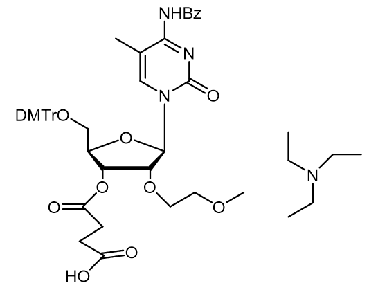 5'-DMTr-2'-O-MOE-5-Me-rC(Bz)-3'-succinate Phosphoramidite,TEA salt