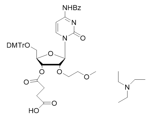 5'-DMTr-2'-O-MOE-rC(Bz)-3'-succinate Phosphoramidite,TEA salt