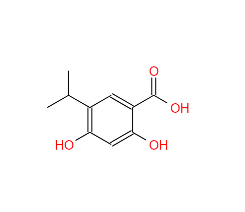 2,4-二羟基-5-异丙基苯甲酸 1184181-48-3