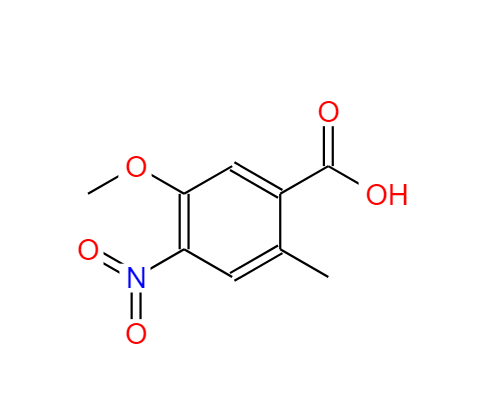 5-甲氧基-2-甲基-4-硝基苯甲酸 1401423-31-1