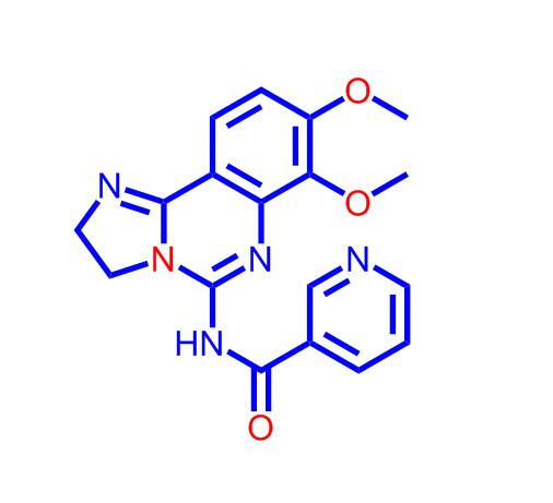 N-(2,3-二氢-7,8-二甲氧基咪唑并[1,2-C]喹唑啉-5-基)-3-吡啶甲酰胺677338-12-4