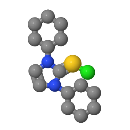 氯[1,3-双(环己基)2H-咪唑-2-亚基]金(I),98%；852445-87-5