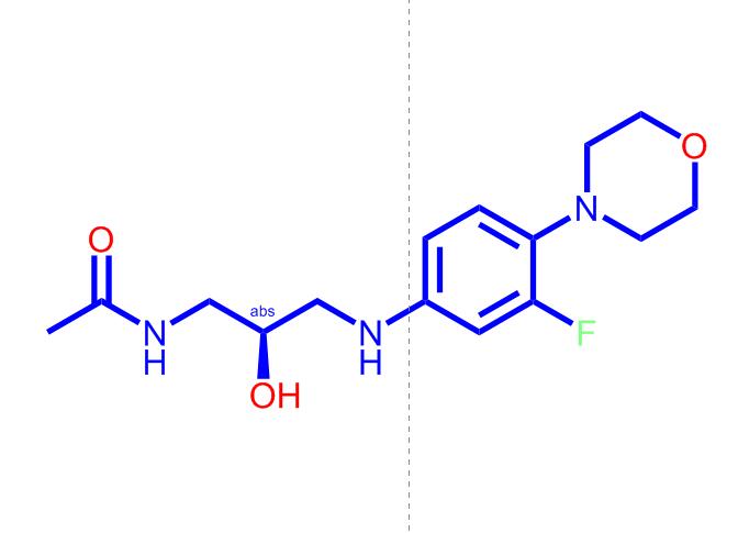 N-[(2R)-3-[[3-氟-4-（4-吗啉基）苯基]氨基]-2-羟丙基]乙酰胺333753-67-6