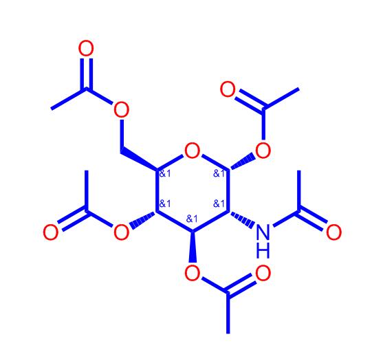 2-乙酰氨基-1,3,4,6-四-O-乙酰基-2-脱氧-α-D-吡喃葡萄糖7784-54-5
