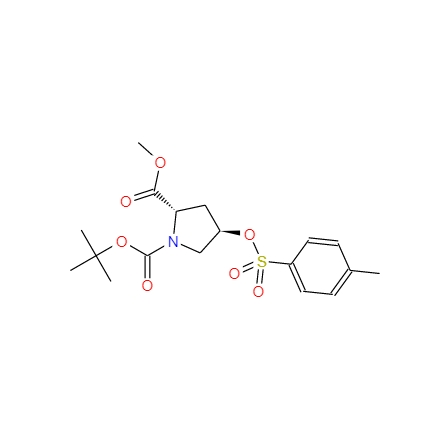 N-Boc-反式-4-对甲苯磺酰氧基-L-脯氨酸甲酯