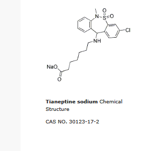 5-HT Receptor激动剂-Tianeptine sodium