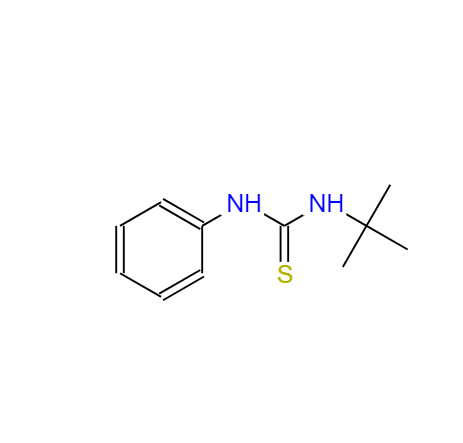 N-叔丁基-N'-苯基硫脲
