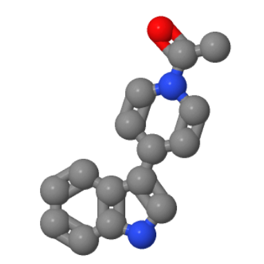 3-(1-乙酰基-1,4-二氢吡啶-4-基)-1H-吲哚；34981-12-9