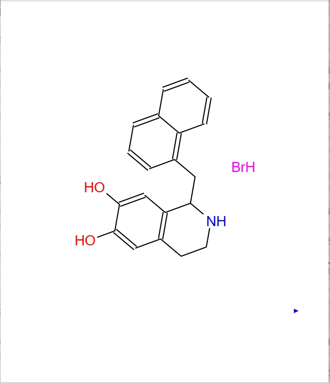 1,2,3,4-四氢-1-(1-萘基甲基)-6,7-异喹啉二醇氢溴酸盐