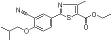 CAS 登录号：160844-75-7, 2-(3-氰基-4-异丁氧基苯基)-4-甲基噻唑-5-甲酸乙酯