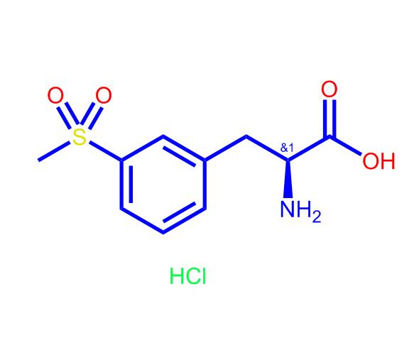 (S)-2-氨基-3-(3-甲砜基苯基)丙酸盐酸盐2177264-60-5